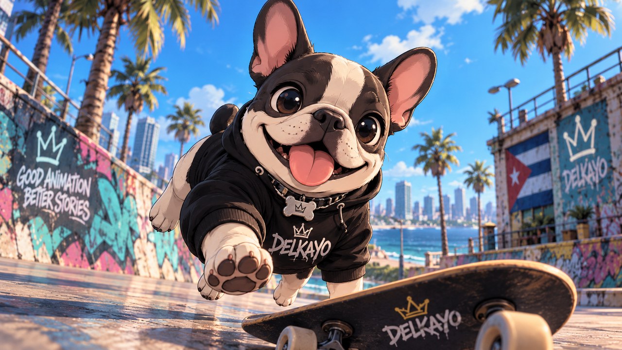 Cartoon animation example